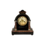 An Early 20thC Architectural Wooden Clock HAC ( Hamburg American Company) 14 day strike,