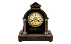 An Early 20thC Architectural Wooden Clock HAC ( Hamburg American Company) 14 day strike,