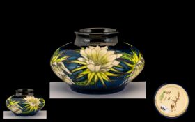 Moorcroft Collector's Club Limited & Numbered Signed Edition Vase 'Queen of the Night' Pattern.