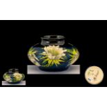 Moorcroft Collector's Club Limited & Numbered Signed Edition Vase 'Queen of the Night' Pattern.