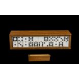 Double Nines Dominoes In Fitted Wooden Box