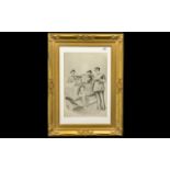 Laurel & Hardy Limited Edition Print of Laurel and Hardy depicting a) a car stopped by the Police,