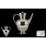 Goldsmiths Alliance Ltd Superb Quality - Aesthetic Movement Solid Silver Coffee Pot - Wonderful
