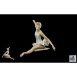 Lladro Porcelain Figurine ' Swan Ballet ' Model No 5920, Issued 1992 - 2010.