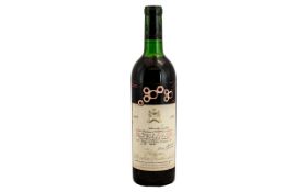 France - Bordeaux Chateau Mouton Rothschild 1967 Bottle of Red Wine, Bottle No 34602.