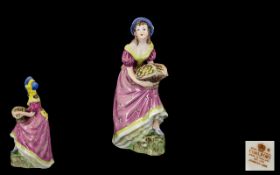 Coalport Early Hand Painted Figurine ' J