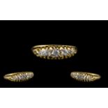 Antique Period 18ct Gold Attractive 5 St