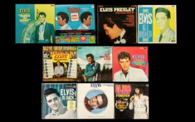 Elvis Presley Records. Collection of rec