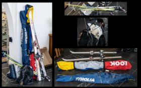 Collection of Skiing Equipment to includ