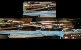 Large Quantity Of Vintage Fishing Rods.