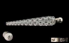 Victorian Period Silver Topped Hobtail C