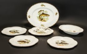 Shelleyware Five Piece Fish Set comprisi