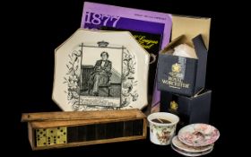 Box of Vintage Collectibles including vi