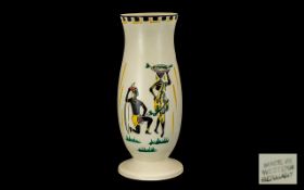 Art Pottery Ivory Coloured Glazed Shaped