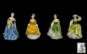 Royal Doulton Collection of Hand Painted Porcelain Figures (4) - 1) Adrienne HN 2304, designer M.