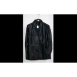 Ladies LLD Original Black Leather Jacket.