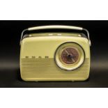 Vintage Bush Radio traditional style, Serial No. 653/10084, Receiver Type TR 82CL. With '208' button