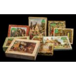 Collection of Victorian Jigsaw Puzzles, all in original boxes.