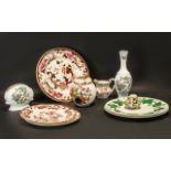 A Small Collection of Ceramics to include Aynsley Pembroke Flower Vase and bud vase,
