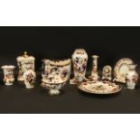 Masons Ironstone Handpainted Collection of Mandalay Pattern Ceramic Items - 13 pieces in total. 1.