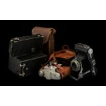 Four Vintage Cameras by Kodak Brownie, Agga, 620 Kodak and Kodak Bantam. Please see images.