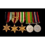 World War II Collection of Military Medals awarded to not named, comprises: 1.