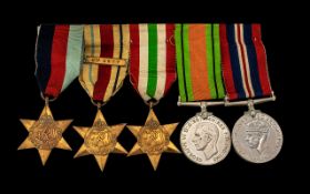 World War II Collection of Military Medals awarded to not named, comprises: 1.