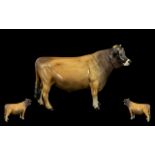 Beswick Farm Animal Figure - Jersey Bull CH ' Dunsley Coy Boy ' Model No 1422. Designer A.