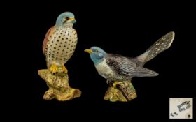 Beswick Bird Figure ( 2 ) Includes 1/ Kestrel, Model No 2316, Designer Graham Tongue. Issued