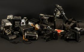 Box of Vintage Cameras comprising 3 x Brownies.