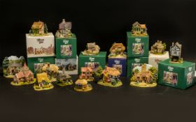 A Collection of Lilliput Lane Cottages. A Few in original boxes.