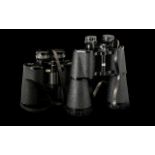 Pair of Binoculars in Leather Case - Viper 20 x 65, with Another In Leather Case - Skipper 7 x 50.
