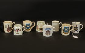 Collection of Commemorative Mugs to include 1914 Allied Forces Mug Reg No.