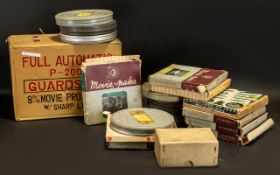 A Box Containing a 18 16mm Film Reels titles to include Charlie the Champ, Charlie and the Police,