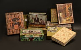 Collection of Victorian Jigsaw Puzzles all in original boxes,