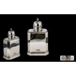 George V Fine Quality Britannia Silver Tea Caddy of Pleasing Form - Britannia silver standard 95%