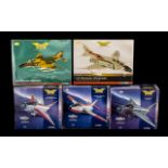 A Collection of Five Corgi Boxed Die Cast Models The Aviation Archive comprising 1.