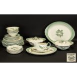 Wedgwood 'Barlaston' Dinner Service comprising two large platters, two lidded vegetable dishes,