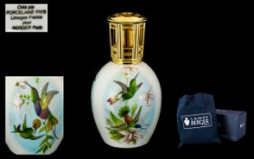 Limoges Porcelain Perfume Bottle from Lampe Berger 'Humming Bird' c 1960s as new condition with