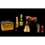 A Small Selection of Collectables to include an unopened Osoborne wine miniature,