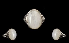 Moonstone Solitaire Ring, 18.