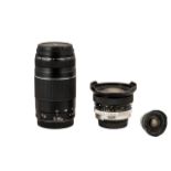 Two Camera Lenses Comprising Canon Zoom Lens EF 75-300mm 1:4-5.6 III & Soligor Wide-Auto 1:3.