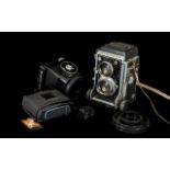 Mamiya C3 Professional Camera Both Lens Marked 1:3.5 f =105mm No 953981 Mamiya Sekor & No 955596,