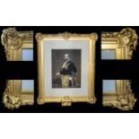 Masonic Interest - A Very Impressive 19th Century Gilt Frame depicting in each corner the