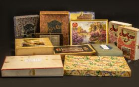 A Collection of Victorian Jigsaw Puzzles, all in original boxes.