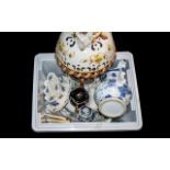 Mixed Lot of Ceramics to include two Toby Jug Teapots; Cheese Dish; Large Meat Plate; three