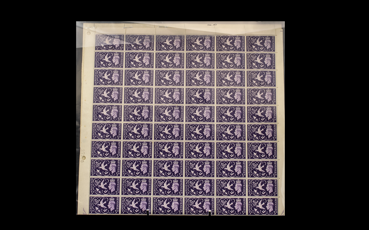 Stamp Interest - Complete Full Sheet GB