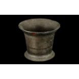 Antique Bronze Mortar of Plain Form. Wi