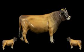Beswick Farm Animal Figure - Jersey Bull
