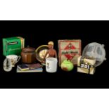 Box of Vintage Collectibles Including Mixed Lot of Film Equipment comprising Rolls video camera,